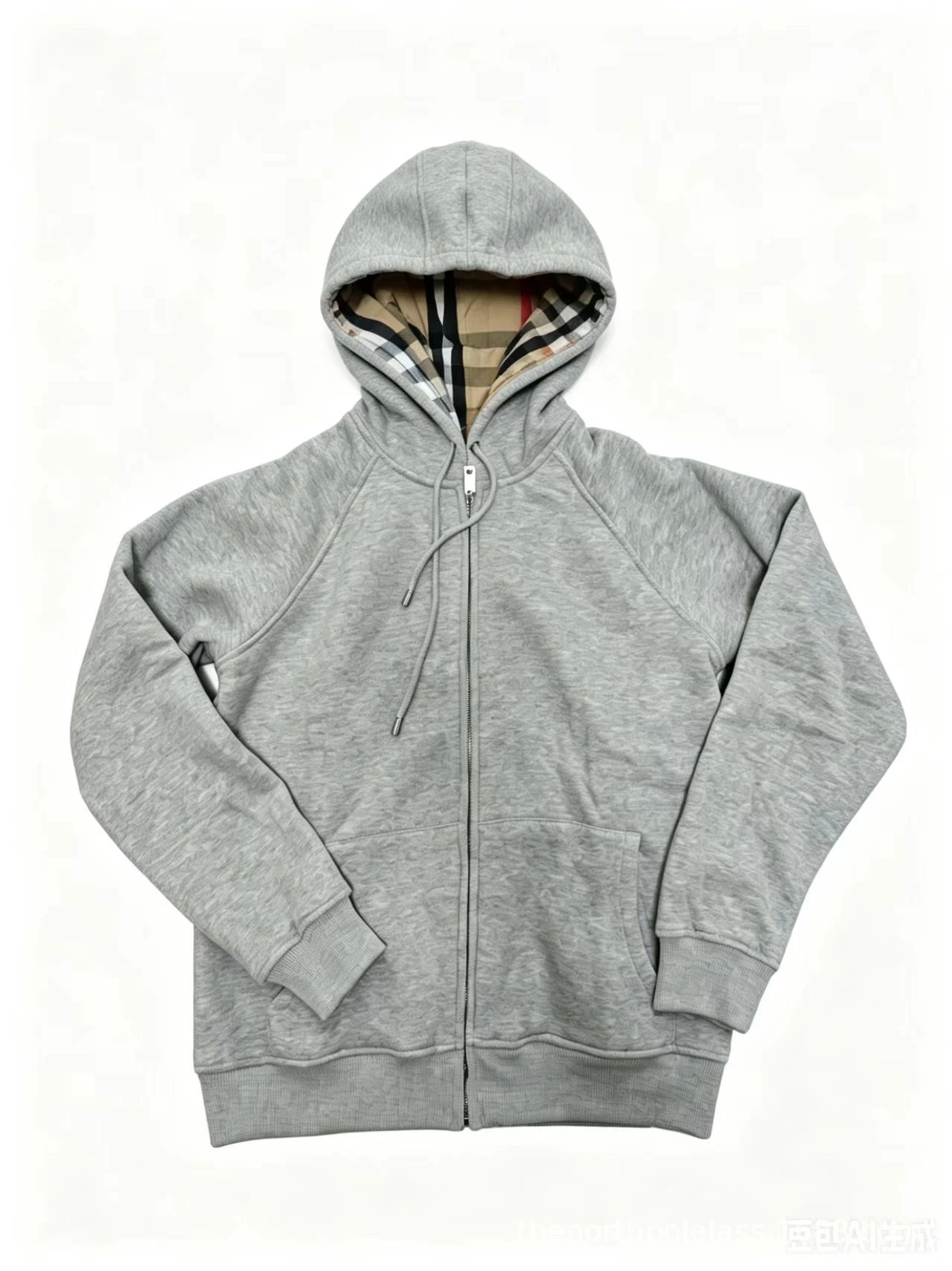 Burberry Zip-Up Hoodie detail 1