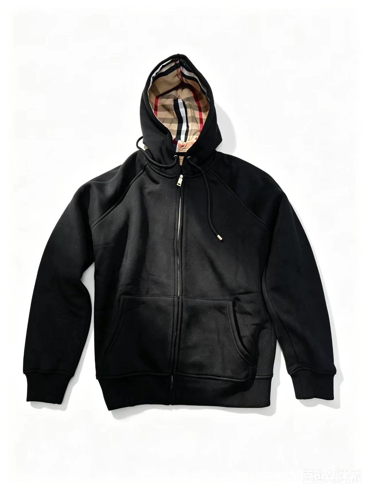 Burberry Zip-Up Hoodie detail 2
